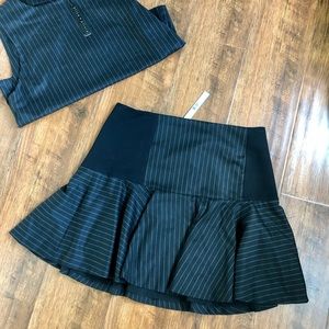 Alice & Olivia Pinstripe Skirt